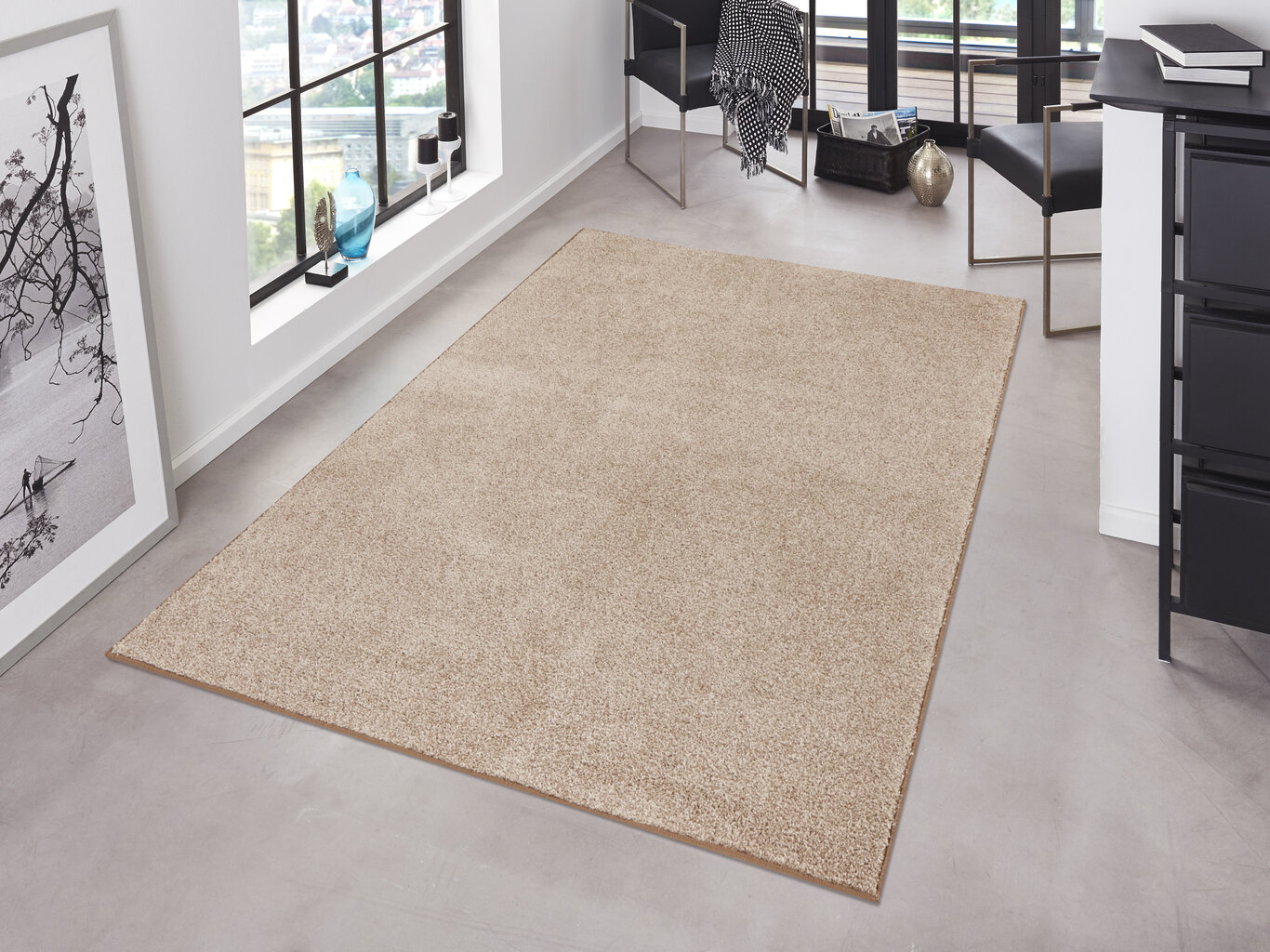 Matto Hanse Home Pure Taupe Cream 80x150 cm hinta ja tiedot | Isot matot | hobbyhall.fi