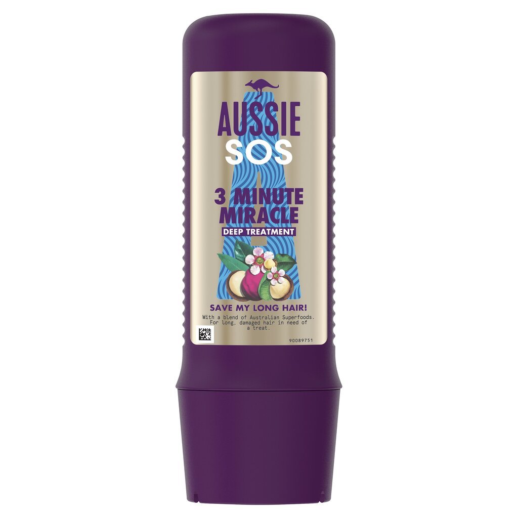 Aussie Save My Lengths! 3 Minuutin ihme hinta ja tiedot | Hiusnaamiot, öljyt ja seerumit | hobbyhall.fi