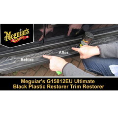 Meguiars G15812EU Ultimate Black Plastic Restorer Trim suojakuori, 355 ml hinta ja tiedot | Autokemikaalit | hobbyhall.fi