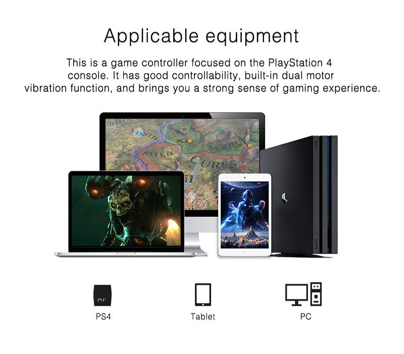 PS4 PS-4400K Wireless hinta ja tiedot | Ohjaimet ja lisätarvikkeet | hobbyhall.fi