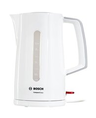 Vedenkeitin Bosch TWK3A011, valkoinen hinta ja tiedot | Vedenkeittimet | hobbyhall.fi