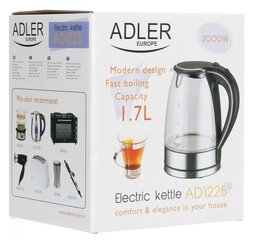 Vedenkeitin Adler AD-1225 hinta ja tiedot | Vedenkeittimet | hobbyhall.fi