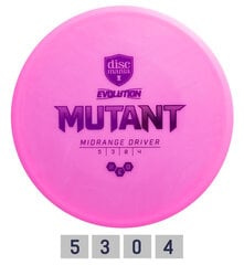 FrisbeeGolf Keskialue Kuljettaja NEO MUTANT Evolution Vaaleanpunainen hinta ja tiedot | Frisbeegolf | hobbyhall.fi