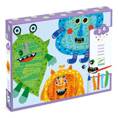 Kollaasi pienille - Happy Monsters, DJECO DJ09875 hinta ja tiedot | Kehittävät lelut | hobbyhall.fi