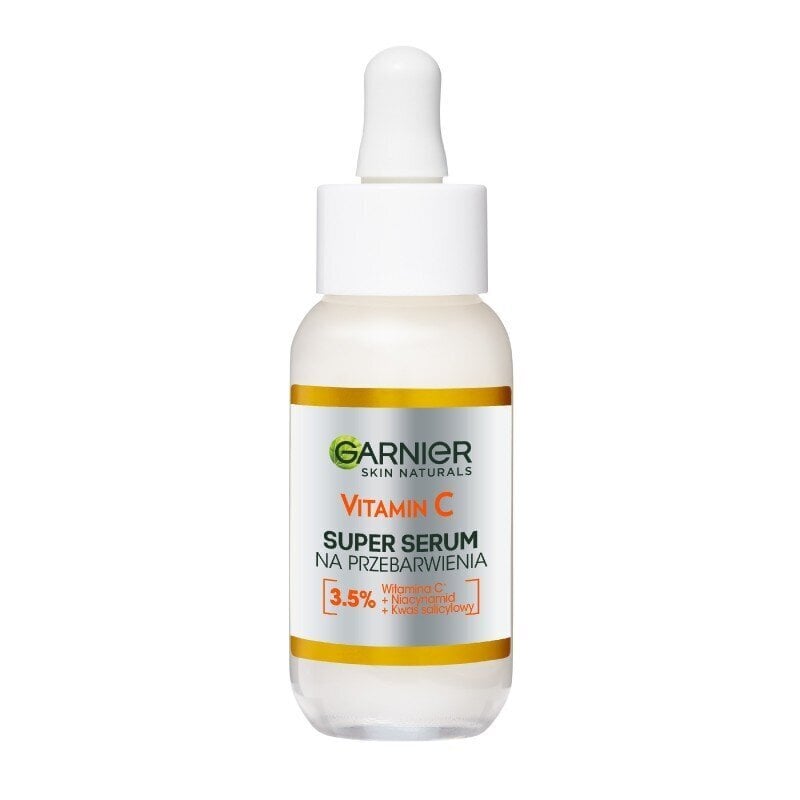 Kirkastava kasvoseerumi Garnier Skin Naturals Super Vitamin C 30 ml hinta ja tiedot | Kasvoöljyt ja seerumit | hobbyhall.fi