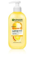 Kirkastava puhdistusgeeli Garnier Vitamin C 200 ml hinta ja tiedot | Kasvojen puhdistusaineet | hobbyhall.fi
