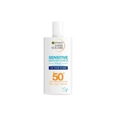 Kasvovoide aurinkosuojalla Garnier Sensitive Advanced Face UV SPF 50 40 ml hinta ja tiedot | Aurinkovoiteet | hobbyhall.fi