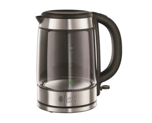 Vedenkeitin Russell Hobbs 21600-57, lasi hinta ja tiedot | Vedenkeittimet | hobbyhall.fi