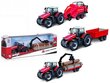 Traktori Massey Ferguson perävaunulla Bburago 10 cm, 18-31850 hinta ja tiedot | Poikien lelut | hobbyhall.fi