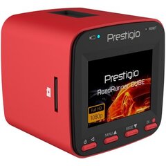 Prestigio RoadRunner CUBE - Autokamera, väri, punainen/valkoinen. hinta ja tiedot | Prestigio Autotuotteet | hobbyhall.fi