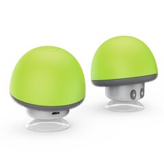 Setty Mushroom -Bluetooth kaiutin, vihreä hinta ja tiedot | Kaiuttimet | hobbyhall.fi