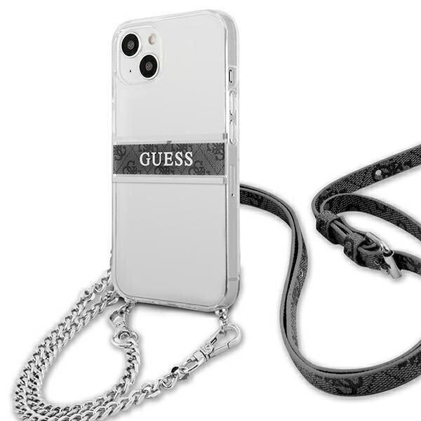 Guess GUHCP13MKC4GBSI -kotelo, yhteensopivuus iPhone 13, läpinäkyvä hinta ja tiedot | Puhelimen kuoret ja kotelot | hobbyhall.fi