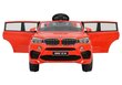 Yksipaikkainen sähköauto lapsille BMW X5 M, punainen hinta ja tiedot | Lasten sähköautot | hobbyhall.fi