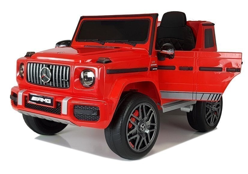 Yksipaikkainen sähköauto Mercedes G63, valkoinen hinta ja tiedot | Lasten sähköautot | hobbyhall.fi