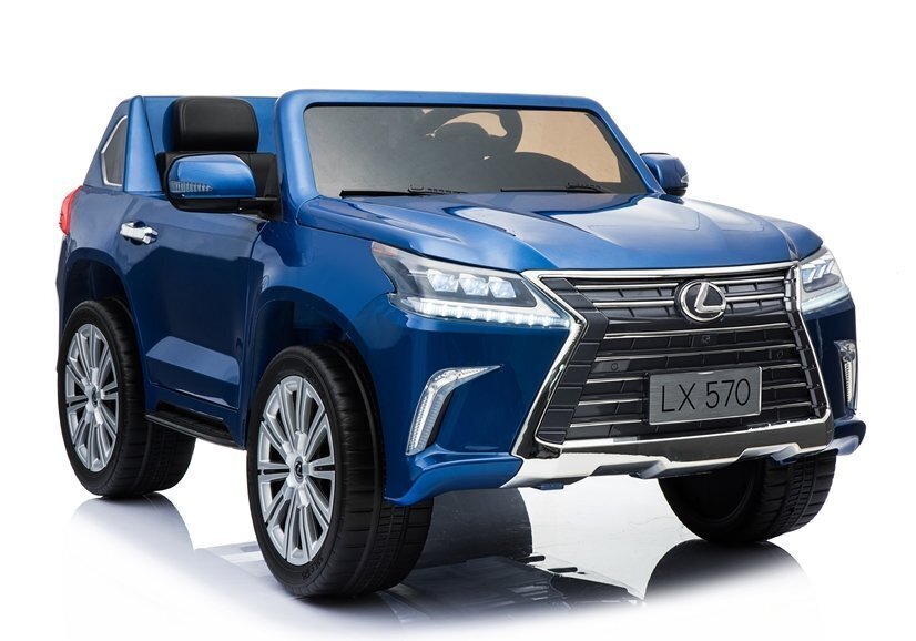 Lexus DK-LX570 lasten sähköauto, sininen kiiltävä hinta ja tiedot | Lasten sähköautot | hobbyhall.fi