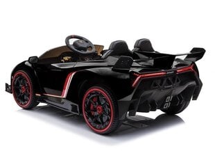 Kaksipaikkainen sähköauto lapsille Lamborghini Veneno, musta hinta ja tiedot | Lean cars Ulkoilu | hobbyhall.fi