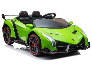 Sähköauto lapsille Lamborghini Veneno, vihreä hinta ja tiedot | Lean cars Lapset | hobbyhall.fi