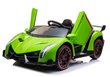 Sähköauto lapsille Lamborghini Veneno, vihreä hinta ja tiedot | Lasten sähköautot | hobbyhall.fi