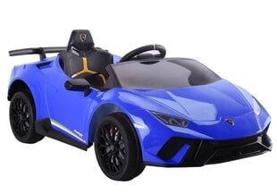 Lamborghini Huracan yhden hengen sähköauto lapsille, sininen hinta ja tiedot | Lasten sähköautot | hobbyhall.fi