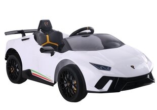 Lamborghini Huracan yhden hengen sähköauto lapsille, valkoinen hinta ja tiedot | Lean cars Lapset | hobbyhall.fi