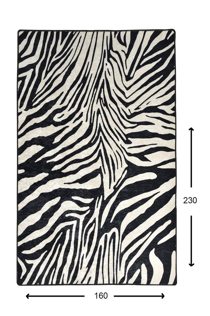 Matto Zebra, 160x230 cm hinta ja tiedot | Isot matot | hobbyhall.fi