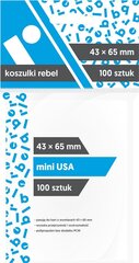 Rebel Mini USA -korttikotelo, 43 x 65 mm, 100 kpl / pakkaus hinta ja tiedot | Lautapelit ja älypelit | hobbyhall.fi