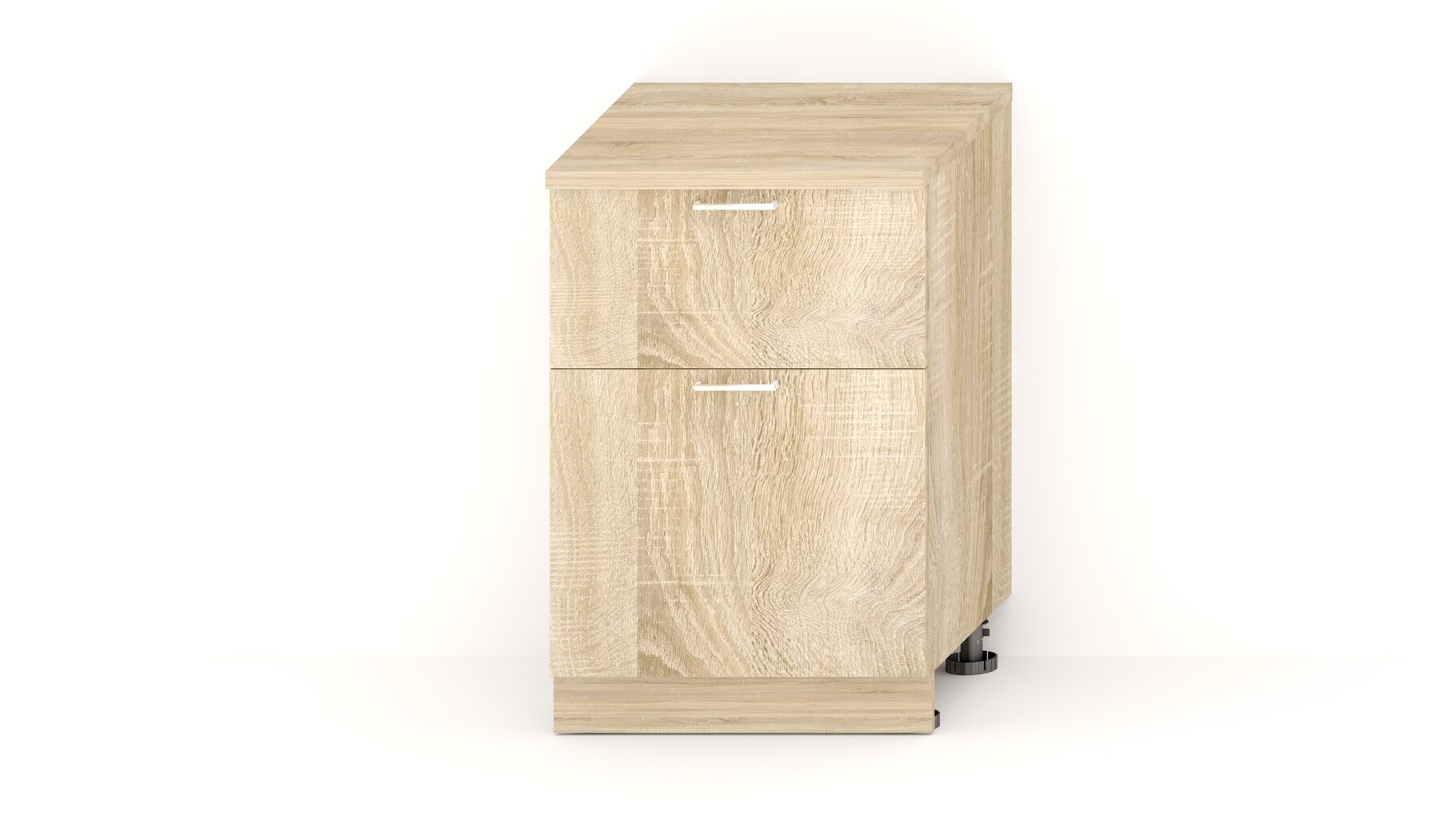 Sisäänrakennettu kylpyhuonekaappi laatikoilla D60 S/2, tammen värinen hinta ja tiedot | Kylpyhuonekaapit | hobbyhall.fi