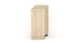 Sisäänrakennettu kylpyhuonekaappi korilla D40 KOSZ, tammen värinen hinta ja tiedot | Kylpyhuonekaapit | hobbyhall.fi