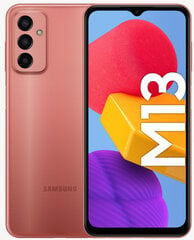 Samsung Galaxy M13,4G, 4/64GB, Dual SIM Orange hinta ja tiedot | Matkapuhelimet | hobbyhall.fi