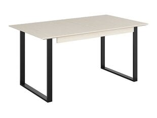Laajennettava pöytä BRW Vario Fusion 140 NMPK, valkoinen/musta hinta ja tiedot | Ruokapöydät | hobbyhall.fi