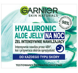 Geeli yövoide Garnier Skin Naturals Hyaluroninen Aloe Jelly, 50 ml hinta ja tiedot | Kasvovoiteet | hobbyhall.fi