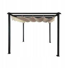 Pergola - Paviljonki, 300x300 cm, väri, beige. hinta ja tiedot | Puutarhapaviljongit | hobbyhall.fi