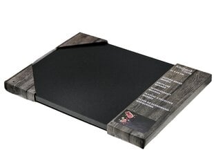 Marmorinen tarjoilualusta/tarjotin, musta LUPEK 30x40x1,5 cm hinta ja tiedot | Astiat | hobbyhall.fi