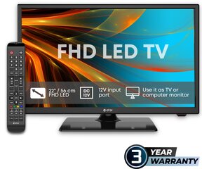 eStar 22" Full HD 12V TV LEDTV22R1T2 hinta ja tiedot | Televisiot | hobbyhall.fi