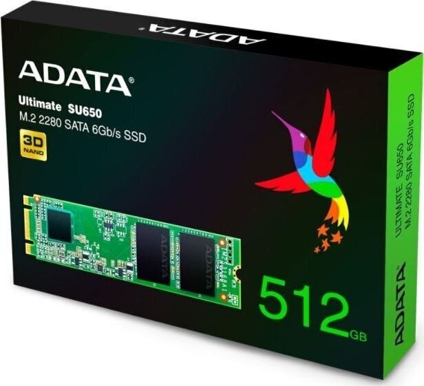 Sisäinen kiintolevy ADATA ASU650NS38-512GT-C hinta ja tiedot | Kovalevyt | hobbyhall.fi