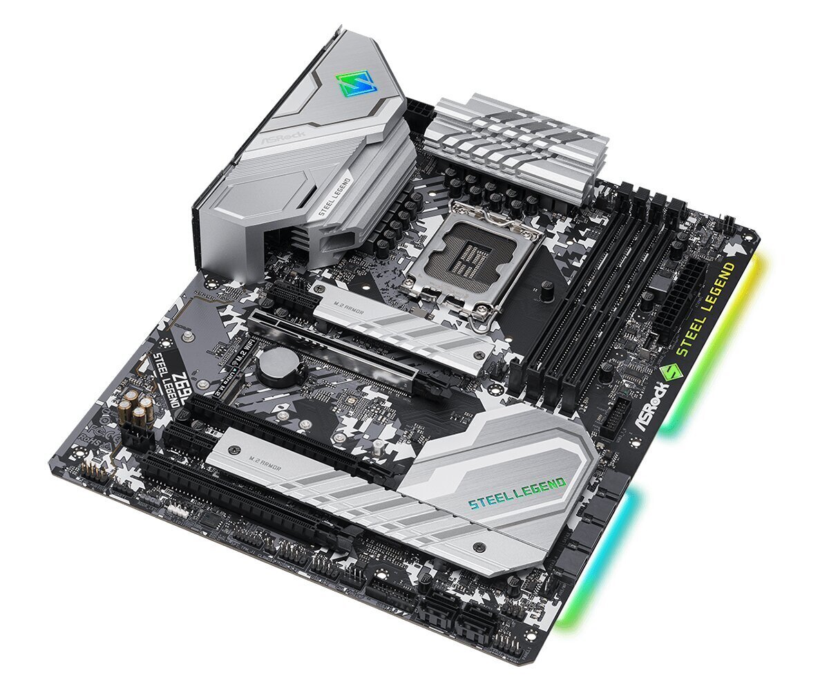 Asrock Z690 Steel Legend Intel Z690 LGA 1700 ATX hinta ja tiedot | Emolevyt | hobbyhall.fi