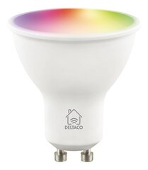 DELTACO SMART HOME Himmennettävä GU10-älylamppu LED, 5W, 470lm, 220-240V, RGB/SH-LGU10RGB-3P hinta ja tiedot | Lamput | hobbyhall.fi