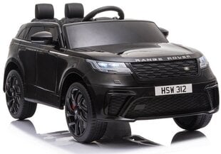 Sähköauto lapsille Range Rover, musta lakattu hinta ja tiedot | Lasten sähköautot | hobbyhall.fi