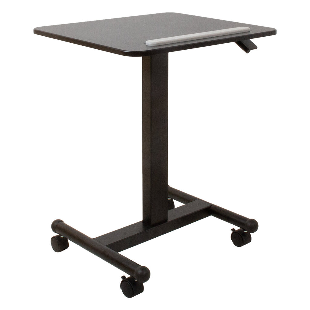 Siirrettävä työpöytä ERGO 60x52xH74,5-114,5cm, musta hinta ja tiedot | Tietokonepöydät ja työpöydät | hobbyhall.fi