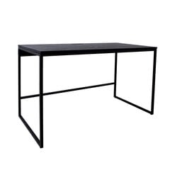 Työpöytä HELENA 120x60xH75cm, musta tammi, MDF, metalli hinta ja tiedot | Tietokonepöydät ja työpöydät | hobbyhall.fi