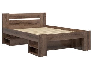 Sänky BRW Nepo Plus 140x200cm, ruskea hinta ja tiedot | Sängyt | hobbyhall.fi
