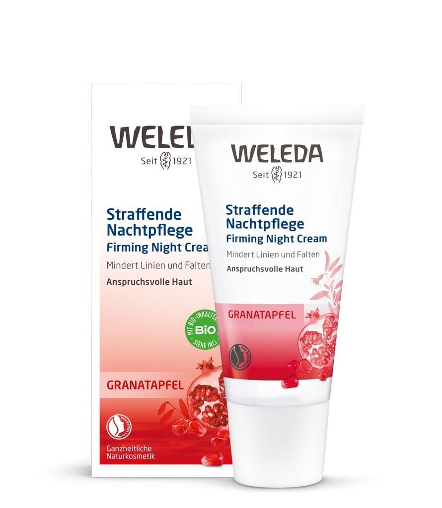 Weleda Pomegranate Firming yövoide 30 ml hinta ja tiedot | Kasvovoiteet | hobbyhall.fi