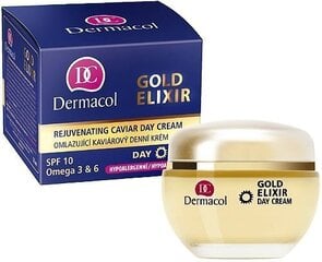 Dermacol Gold Elixir päivävoide 50 ml hinta ja tiedot | Kasvovoiteet | hobbyhall.fi