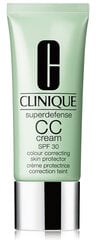 CC-voide Clinique Superdefense CC SPF30 40 ml hinta ja tiedot | Clinique Hajuvedet ja kosmetiikka | hobbyhall.fi