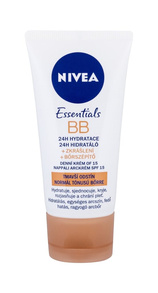 Nivea BB Cream 5in1 Beautifying Moisturizer BB-voide 50 ml, Light hinta ja tiedot | Kasvovoiteet | hobbyhall.fi