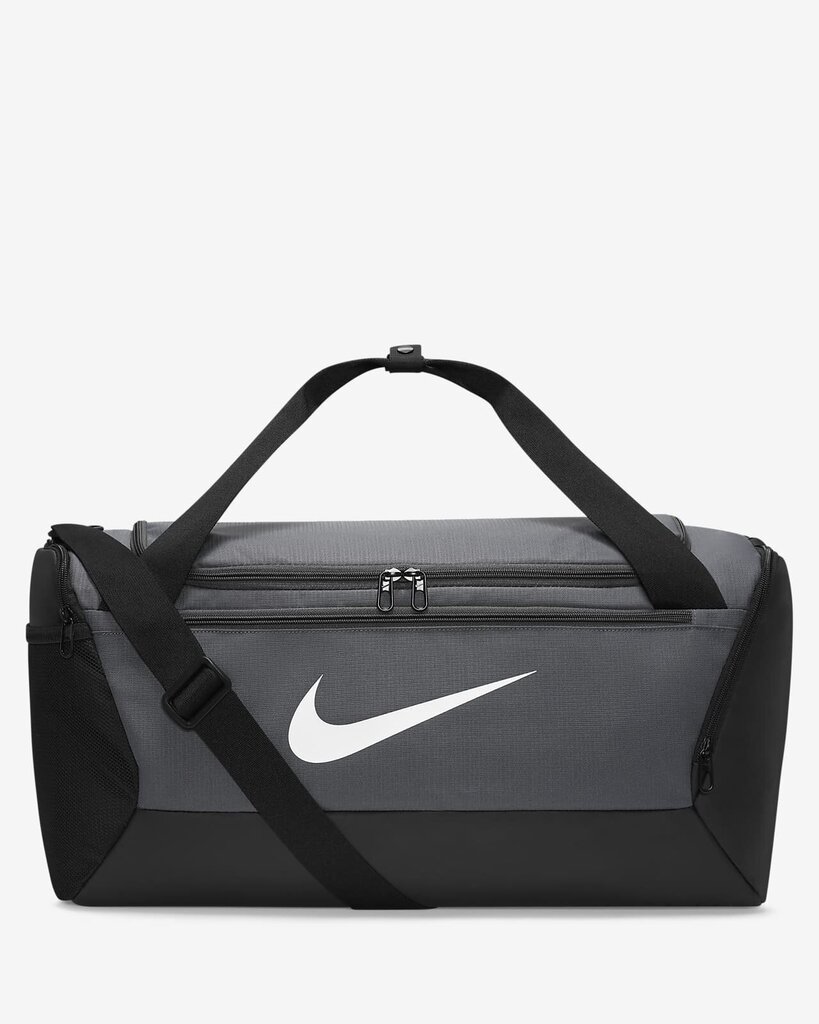 Nike urheilukassi BRASILIA S DUFF - 9.5 (41L), tummanharmaa-musta hinta ja tiedot | Urheilukassit ja reput | hobbyhall.fi