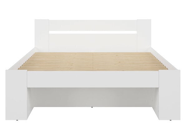 Bed BRW Nepo Plus 160x200cm, valkoinen hinta ja tiedot | Sängyt | hobbyhall.fi