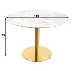 Ruokapöytä Bolzano Ø 110 cm hinta ja tiedot | Ruokapöydät | hobbyhall.fi