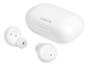 Streetz Langattomat kuulokkeet TWS-111 , Bluetooth 5, valkoinen hinta ja tiedot | Kuulokkeet | hobbyhall.fi