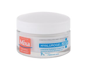 Kosteuttava geelivoide Mixa Hyalurogel 50 ml hinta ja tiedot | Kasvovoiteet | hobbyhall.fi